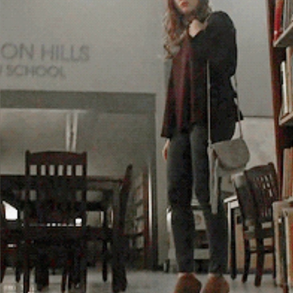 Lydia Martin Express Black Long Sleeve Dress
